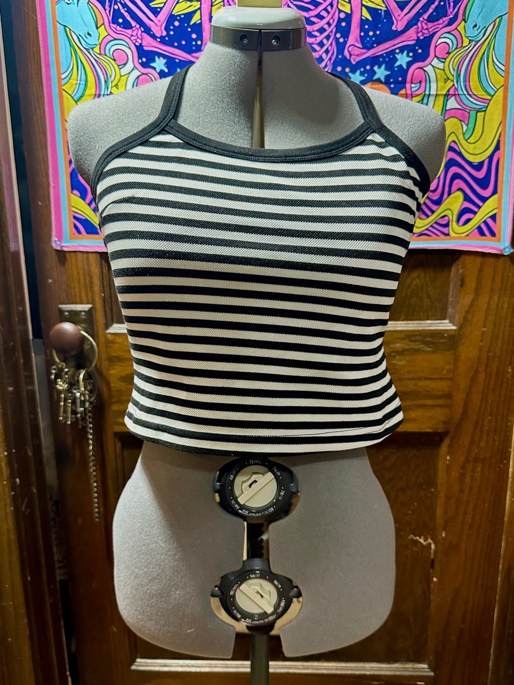 B&W Halter Top
